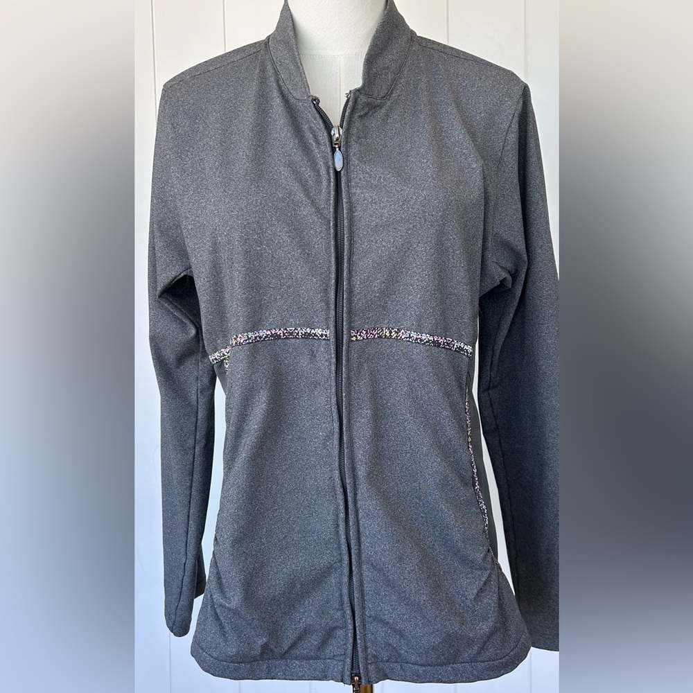 EP Sport Women’s Performance Jacket‎ Full Zip Heather Size Large